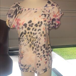 Apt. 9 Women's Blouse with Vibrant Animal Print